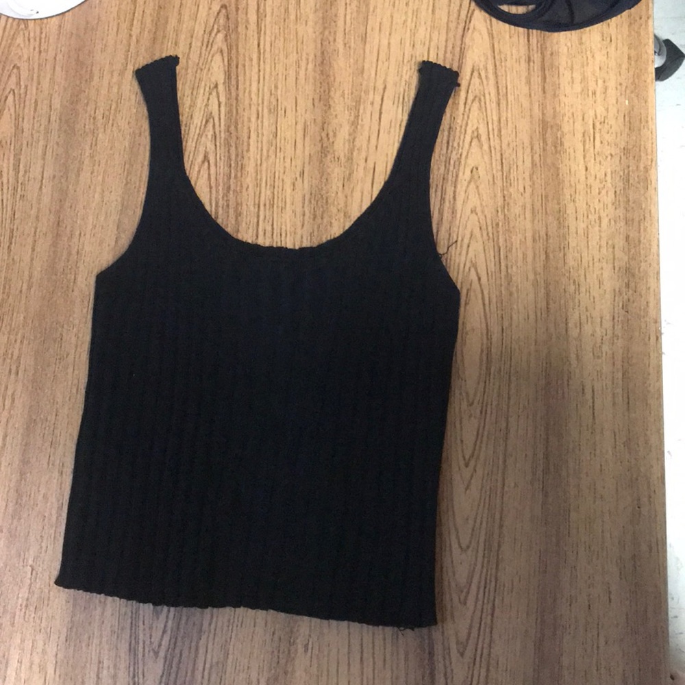 Black Crop Top